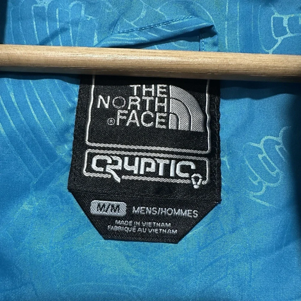 The North Face Cryptic Apex Men's M Halo Camo Hooded Jacket Full Zip Pocket Logo